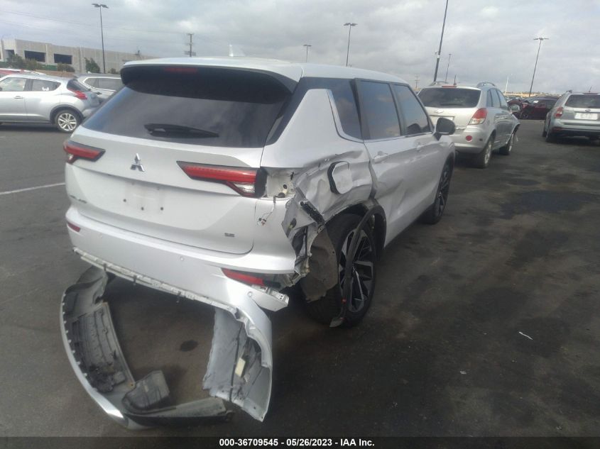 2022 MITSUBISHI OUTLANDER SE - JA4J3UA88NZ011056
