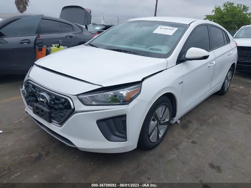 2020 HYUNDAI IONIQ HYBRID BLUE - KMHC65LC5LU233816