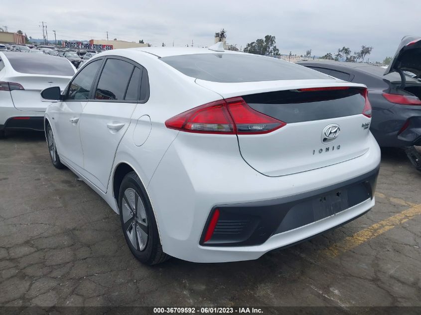 2020 HYUNDAI IONIQ HYBRID BLUE - KMHC65LC5LU233816