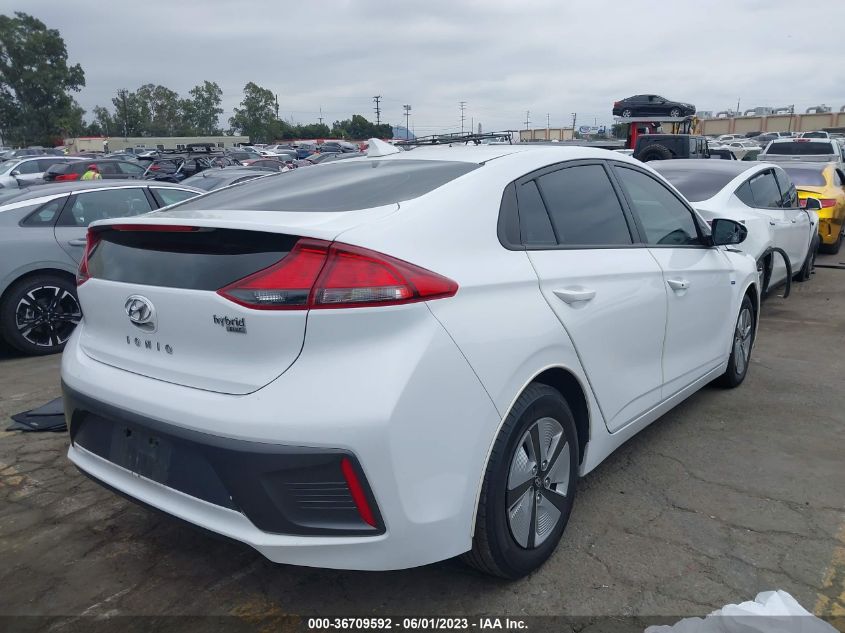 2020 HYUNDAI IONIQ HYBRID BLUE - KMHC65LC5LU233816