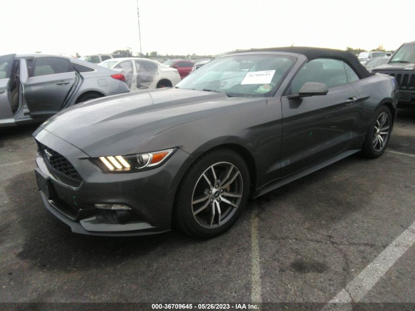 2016 FORD MUSTANG ECOBOOST PREMIUM - 1FATP8UH9G5237662