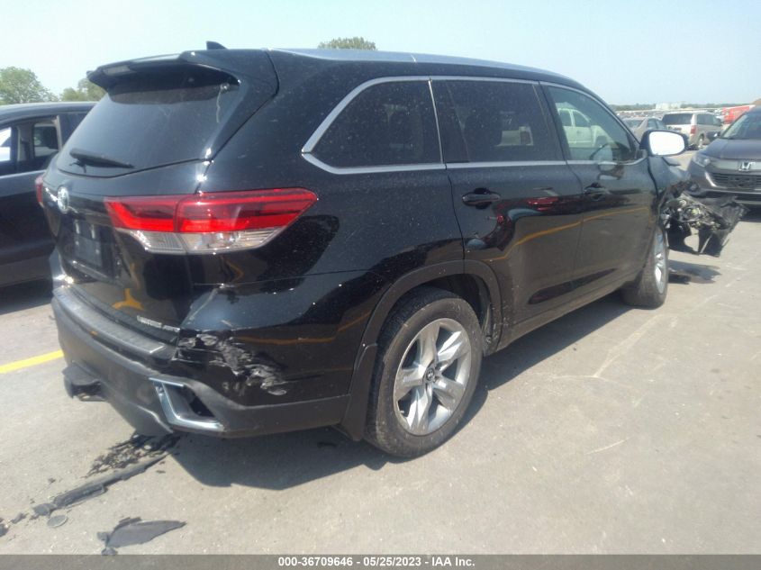 2019 TOYOTA HIGHLANDER LIMITED - 5TDDZRFH7KS932088