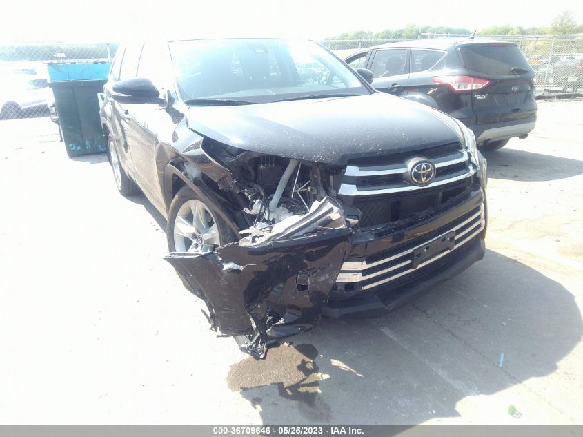 2019 TOYOTA HIGHLANDER LIMITED - 5TDDZRFH7KS932088
