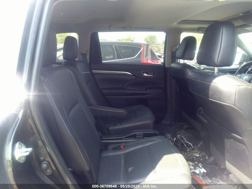 2019 TOYOTA HIGHLANDER LIMITED - 5TDDZRFH7KS932088
