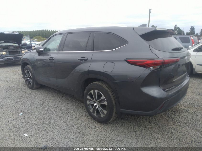 2021 TOYOTA HIGHLANDER XLE - 5TDGZRBH8MS074930