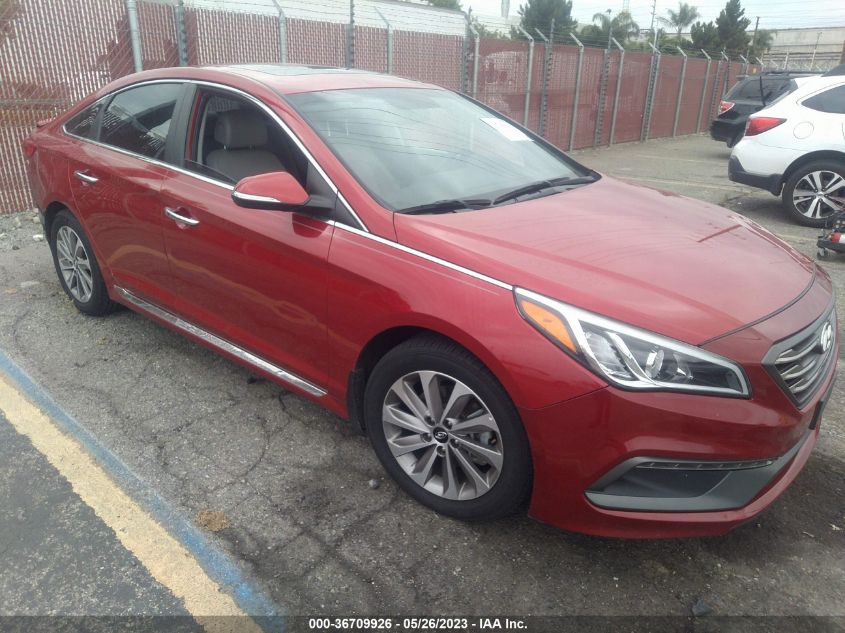 2017 HYUNDAI SONATA SPORT - 5NPE34AF8HH498101