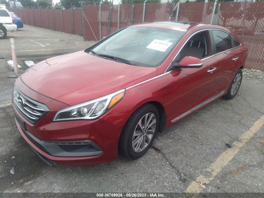 2017 HYUNDAI SONATA SPORT - 5NPE34AF8HH498101