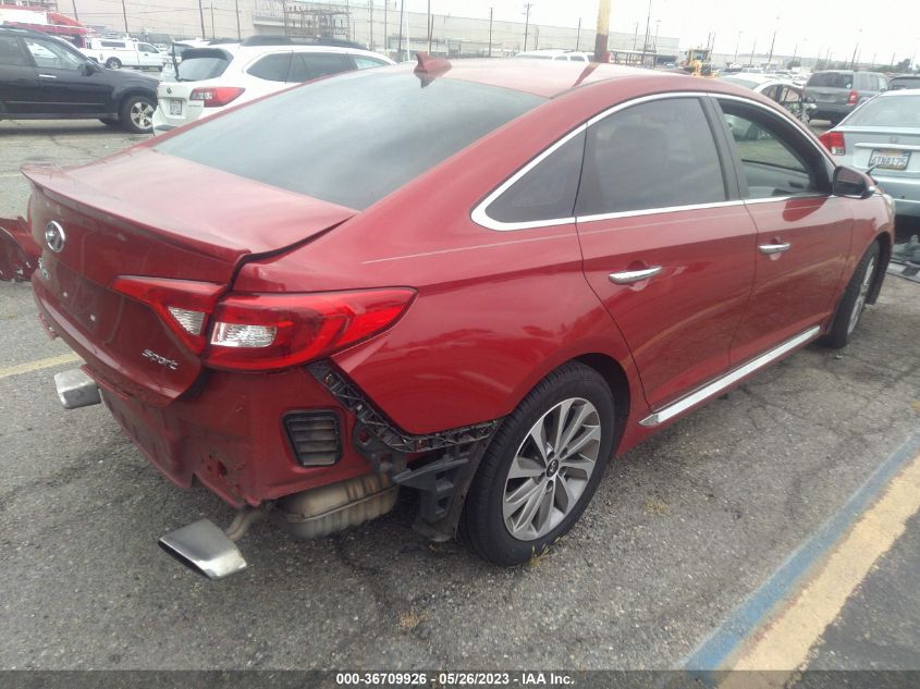 2017 HYUNDAI SONATA SPORT - 5NPE34AF8HH498101