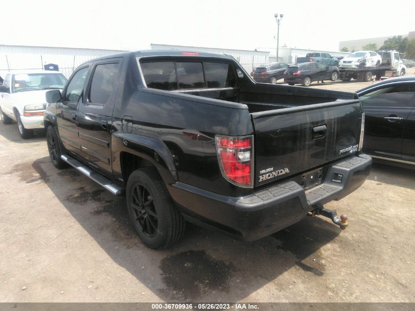 2013 HONDA RIDGELINE RTL - 5FPYK1F57DB004406