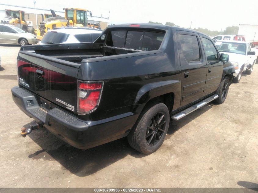 2013 HONDA RIDGELINE RTL - 5FPYK1F57DB004406