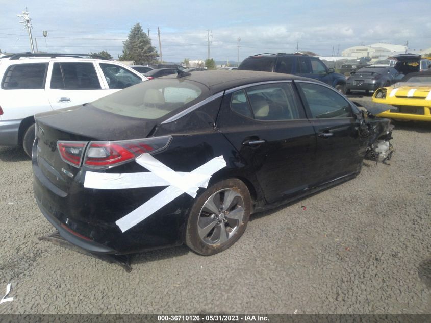 2015 KIA OPTIMA HYBRID EX - KNAGN4AD3F5080993