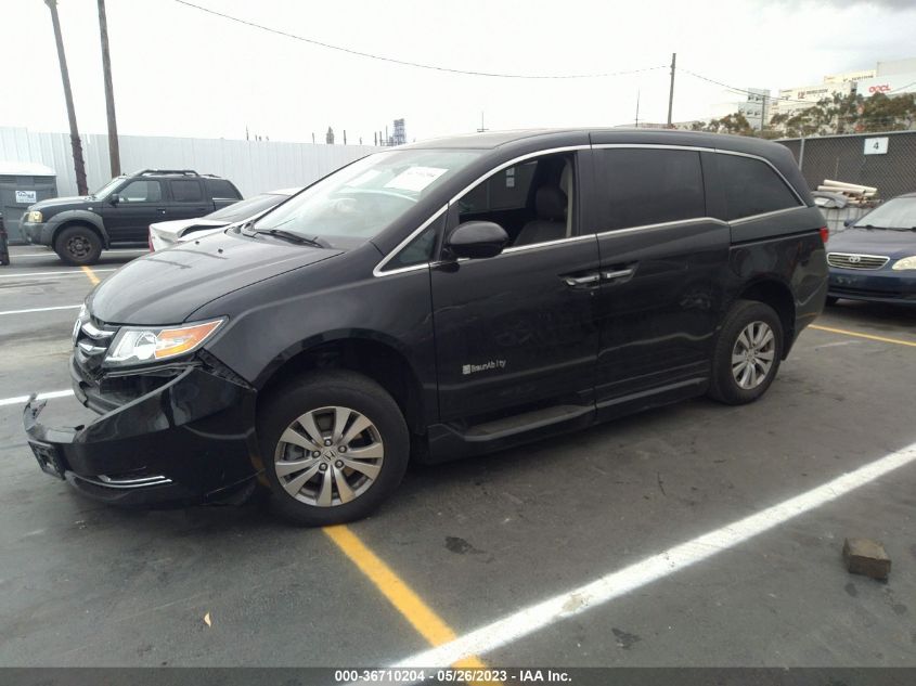 2016 HONDA ODYSSEY EX-L - 5FNRL5H68GB122833