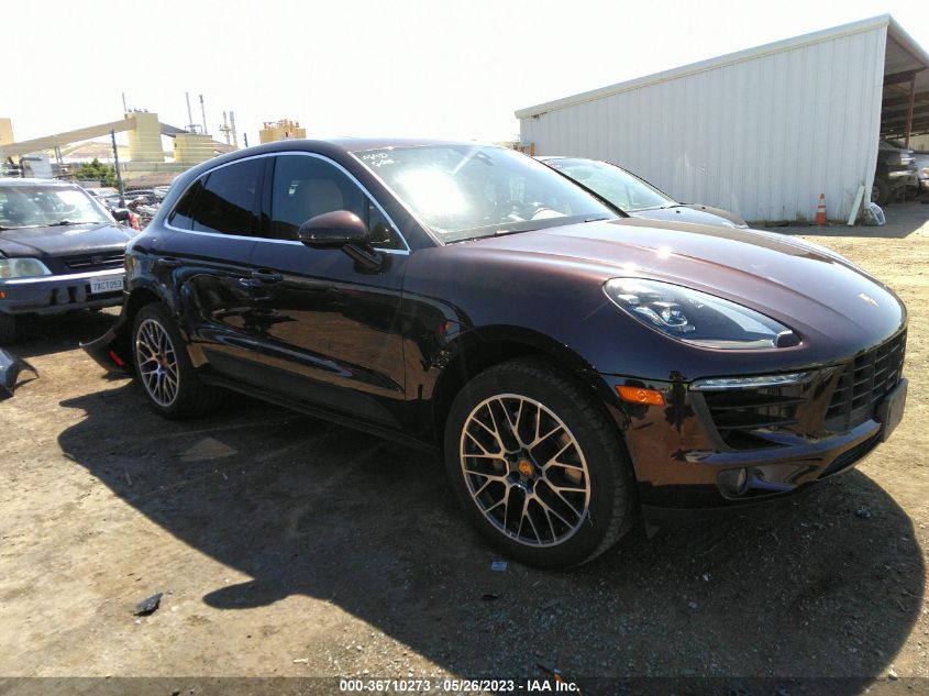 2017 PORSCHE MACAN S - WP1AB2A59HLB19825