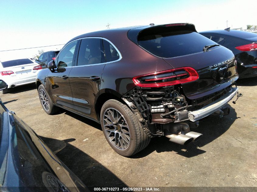 2017 PORSCHE MACAN S - WP1AB2A59HLB19825