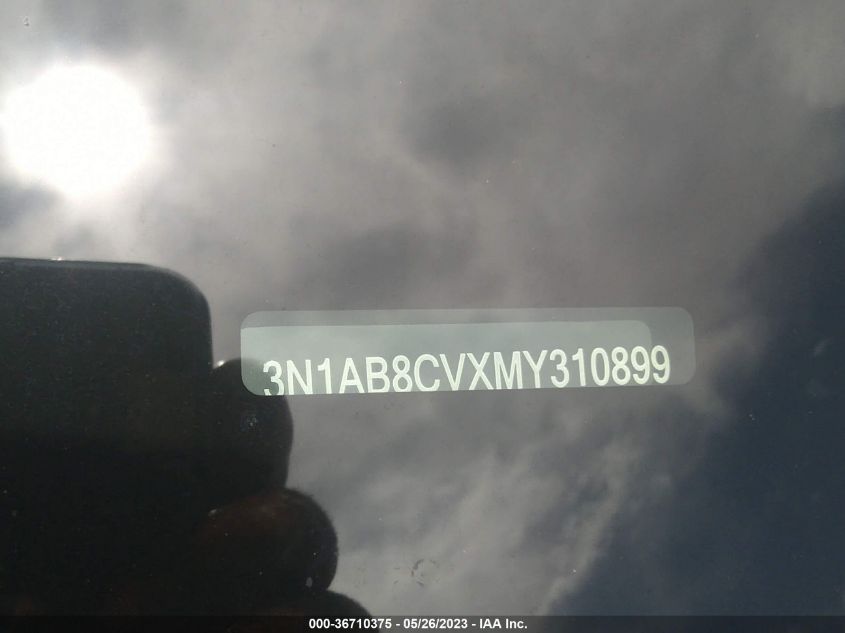 2021 NISSAN SENTRA SV - 3N1AB8CVXMY310899