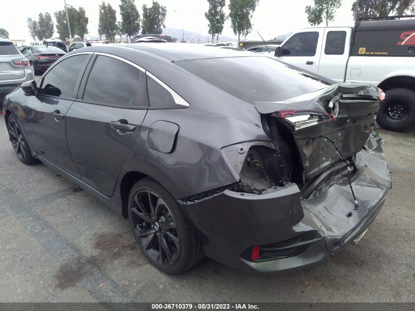 2021 HONDA CIVIC SEDAN SPORT - 2HGFC2F89MH553940