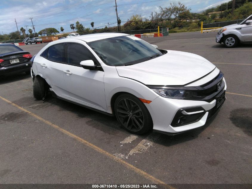 2021 HONDA CIVIC HATCHBACK SPORT - SHHFK7H46MU211018