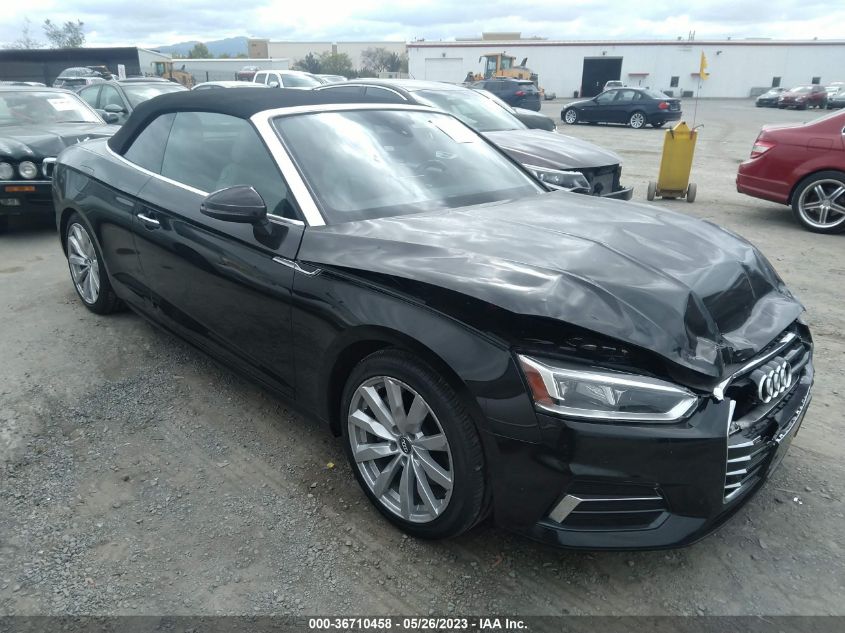 2018 AUDI A5 CABRIOLET PREMIUM PLUS - WAUYNGF52JN000633