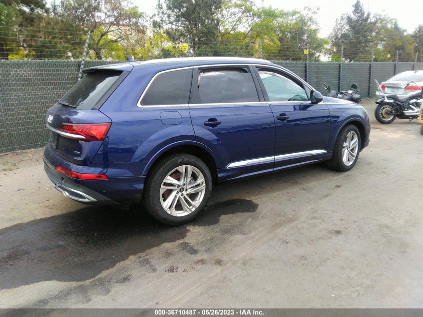 VIN WA1LXBF74ND020853 2022 AUDI Q7 PREMIUM PLUS