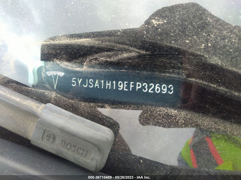 2014 TESLA MODEL S 60 KWH BATTERY/P85 - 5YJSA1H19EFP32693