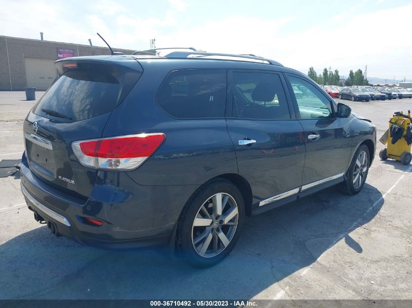 2015 NISSAN PATHFINDER PLATINUM - 5N1AR2MNXFC676146