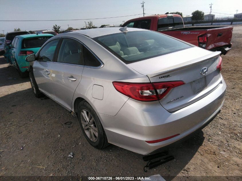 2015 HYUNDAI SONATA 2.4L SE - 5NPE24AF1FH143142