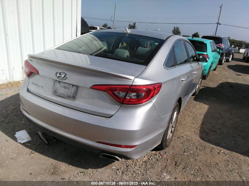 2015 HYUNDAI SONATA 2.4L SE - 5NPE24AF1FH143142