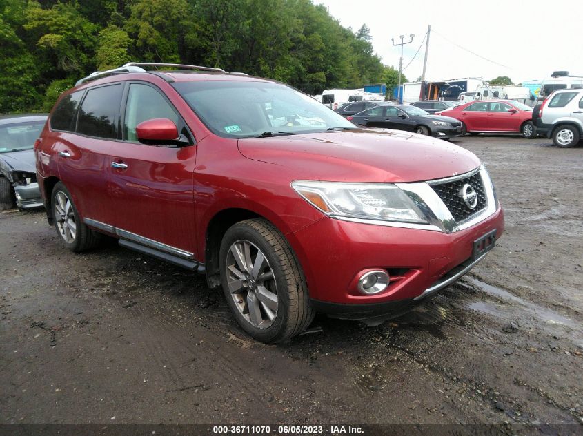 2013 NISSAN PATHFINDER PLATINUM - 5N1AR2MM6DC608656