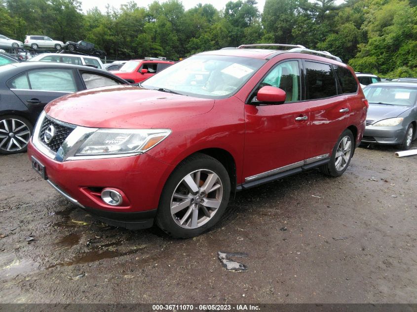 2013 NISSAN PATHFINDER PLATINUM - 5N1AR2MM6DC608656