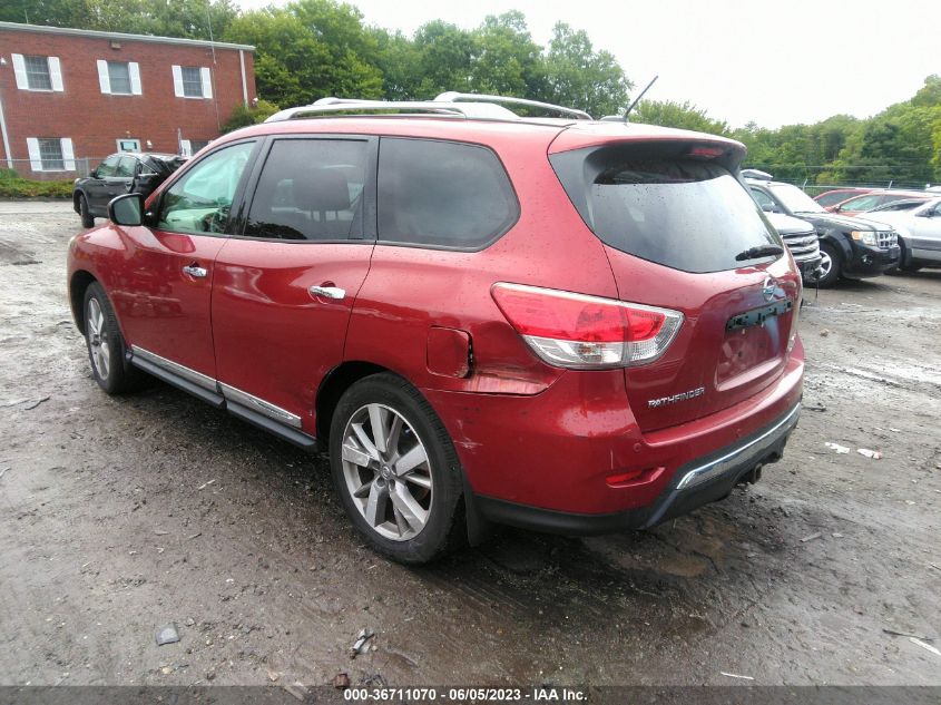 2013 NISSAN PATHFINDER PLATINUM - 5N1AR2MM6DC608656