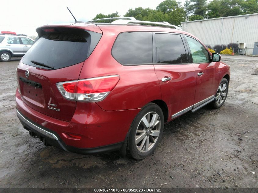 2013 NISSAN PATHFINDER PLATINUM - 5N1AR2MM6DC608656