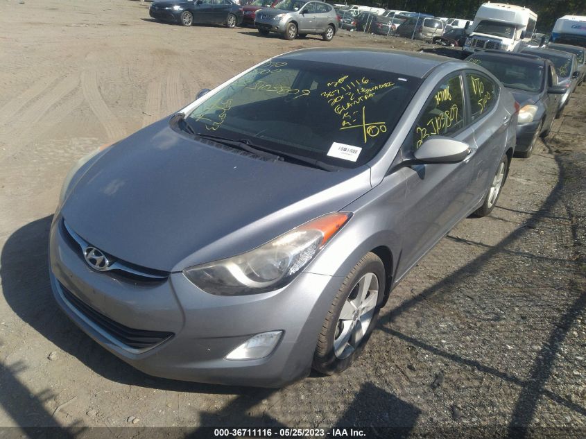 2013 HYUNDAI ELANTRA GLS PZEV - KMHDH4AE2DU578977