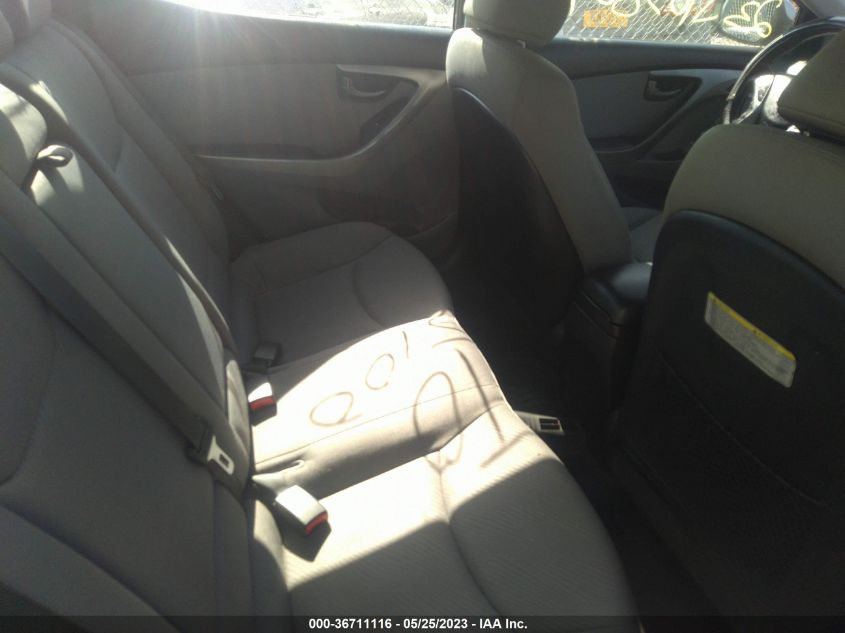 2013 HYUNDAI ELANTRA GLS PZEV - KMHDH4AE2DU578977