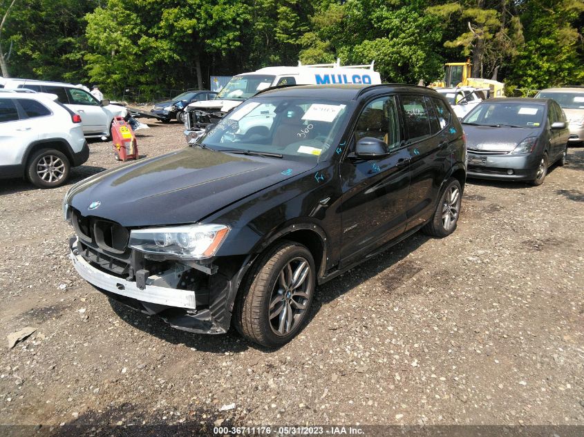 2017 BMW X3 XDRIVE35I - 5UXWX7C32H0U43393