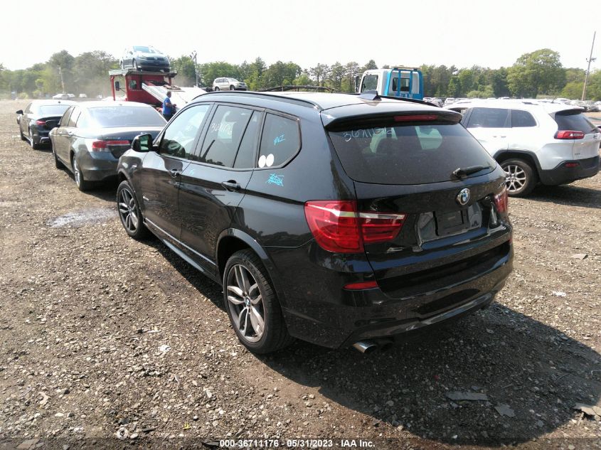 2017 BMW X3 XDRIVE35I - 5UXWX7C32H0U43393