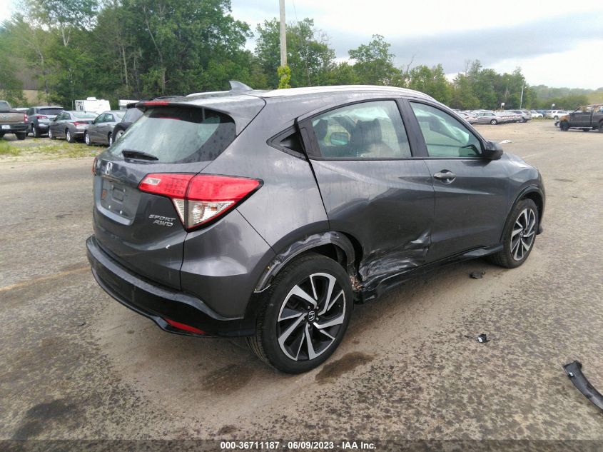 2019 HONDA HR-V SPORT - 3CZRU6H11KG717219
