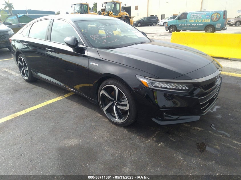 VIN 1HGCV3F29NA024518 2022 HONDA ACCORD HYBRID SPORT
