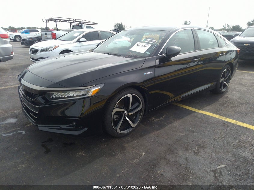 VIN 1HGCV3F29NA024518 2022 HONDA ACCORD HYBRID SPORT