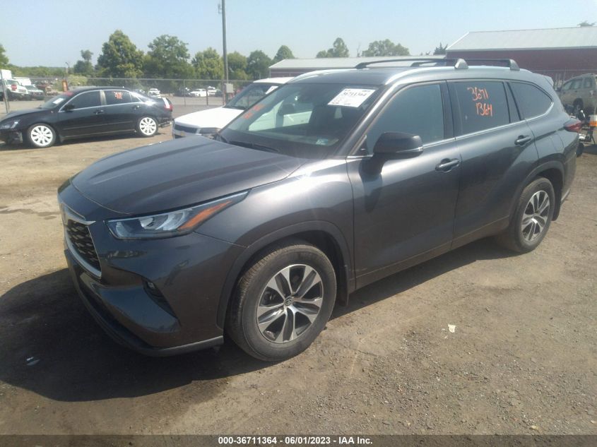 2020 TOYOTA HIGHLANDER XLE - 5TDGZRBH3LS033684