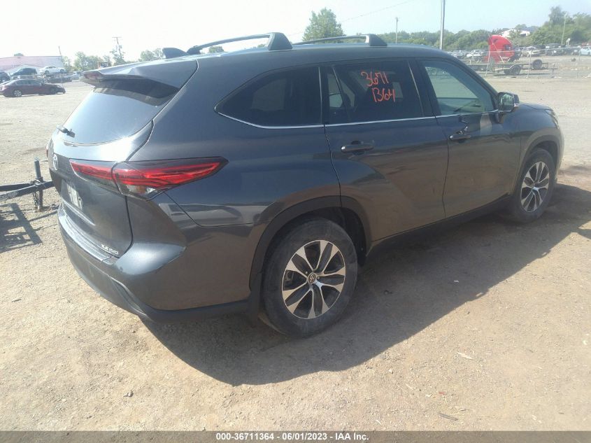 2020 TOYOTA HIGHLANDER XLE - 5TDGZRBH3LS033684