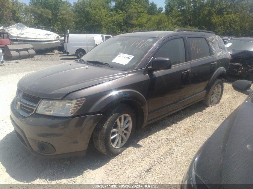 VIN 3C4PDDBG2HT592455 2017 DODGE JOURNEY SXT