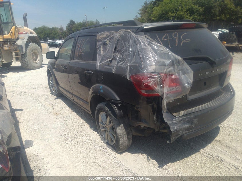 VIN 3C4PDDBG2HT592455 2017 DODGE JOURNEY SXT