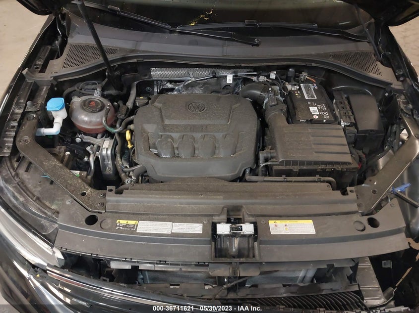 VIN 3VV8B7AX8NM004515 2022 VOLKSWAGEN TIGUAN SE R-LINE BLACK
