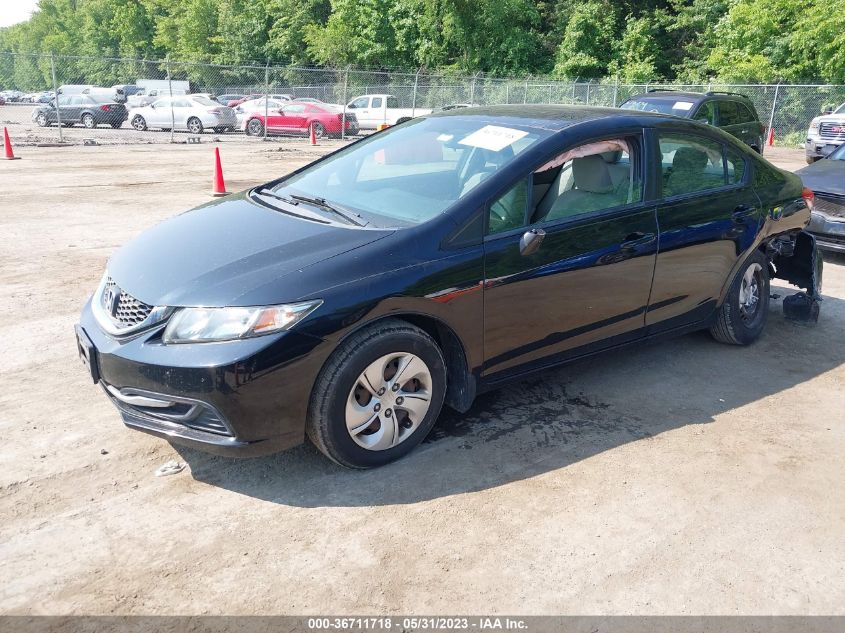 2013 HONDA CIVIC SDN LX - 19XFB2F54DE206390
