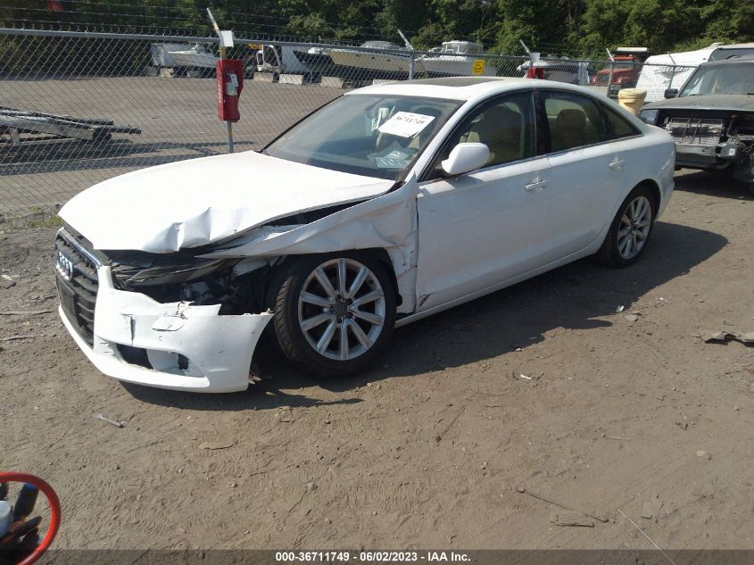 2013 AUDI A6 2.0T PREMIUM PLUS - WAUGFAFC0DN048592