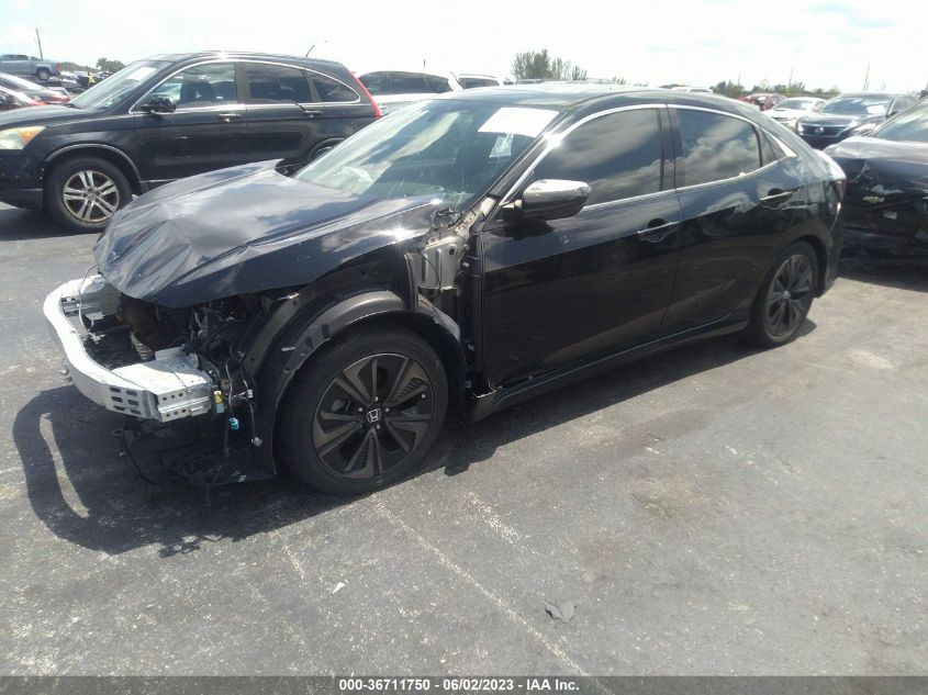 2018 HONDA CIVIC HATCHBACK EX - SHHFK7H50JU235237