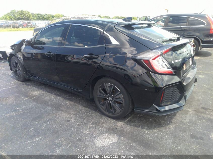 2018 HONDA CIVIC HATCHBACK EX - SHHFK7H50JU235237