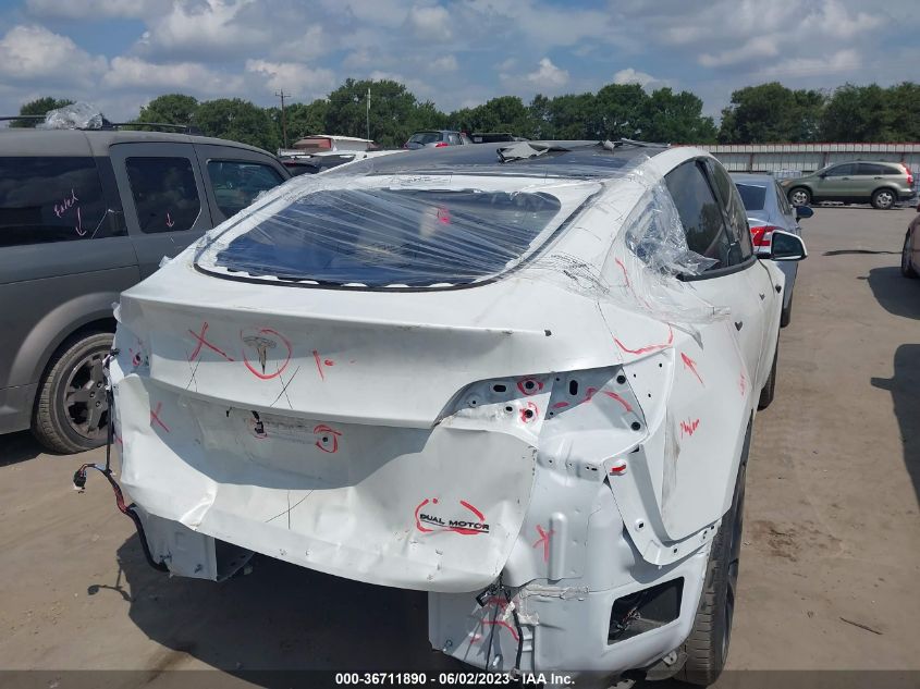 2022 TESLA MODEL Y PERFORMANCE - 7SAYGDEF7NF394756