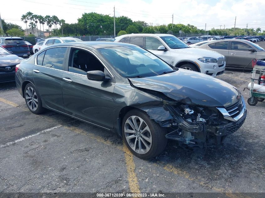 2015 HONDA ACCORD SEDAN SPORT - 1HGCR2F56FA064114