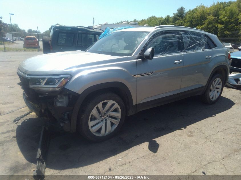 2021 VOLKSWAGEN ATLAS CROSS SPORT 3.6L V6 SE W/TECHNOLOGY - 1V2KE2CA8MC205837
